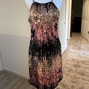 Sequin ombré holiday dress from Venus